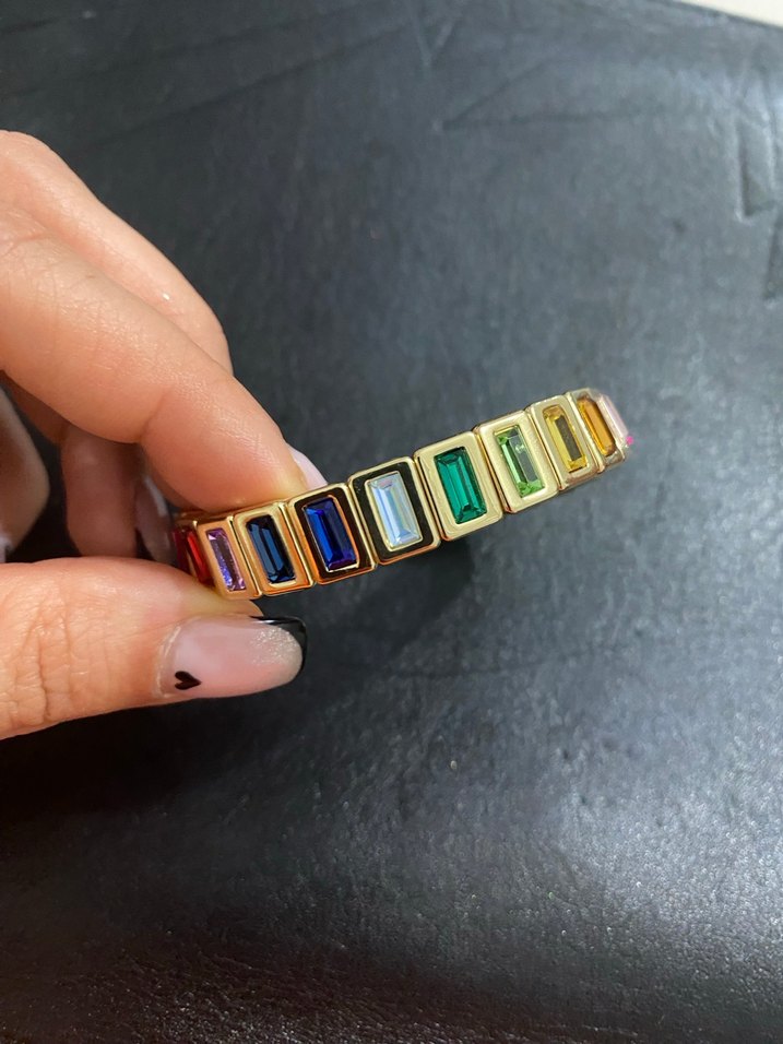 Renkli Pul Detaylı Kadın Bileklik sıfır etiketli ürün - Görsel 3