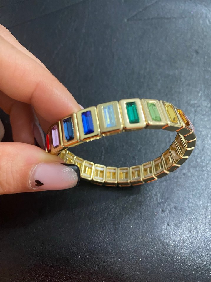 Renkli Pul Detaylı Kadın Bileklik sıfır etiketli ürün - Görsel 2