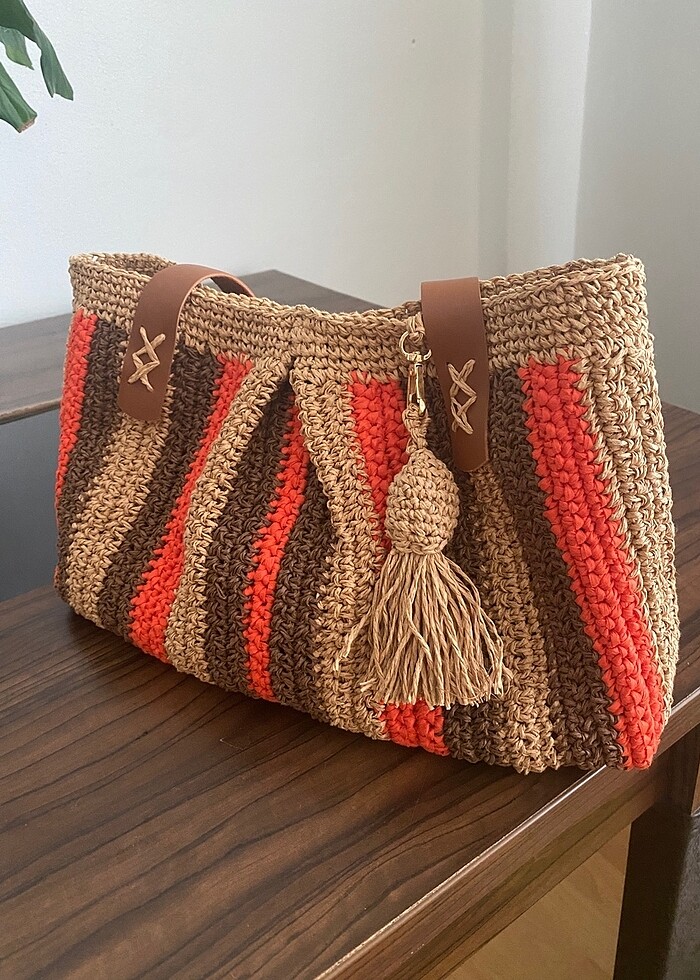 Kağıt ip kol çantası - Görsel 3