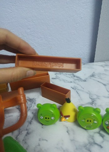 Renkli Yeşil Angry Birds Figür Seti - Görsel 4