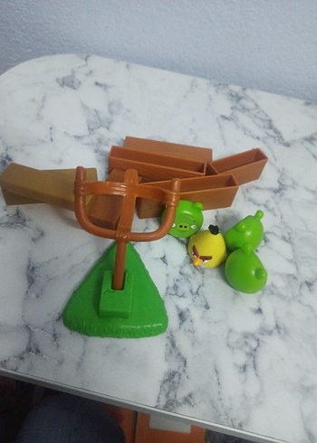 Renkli Yeşil Angry Birds Figür Seti - Görsel 3