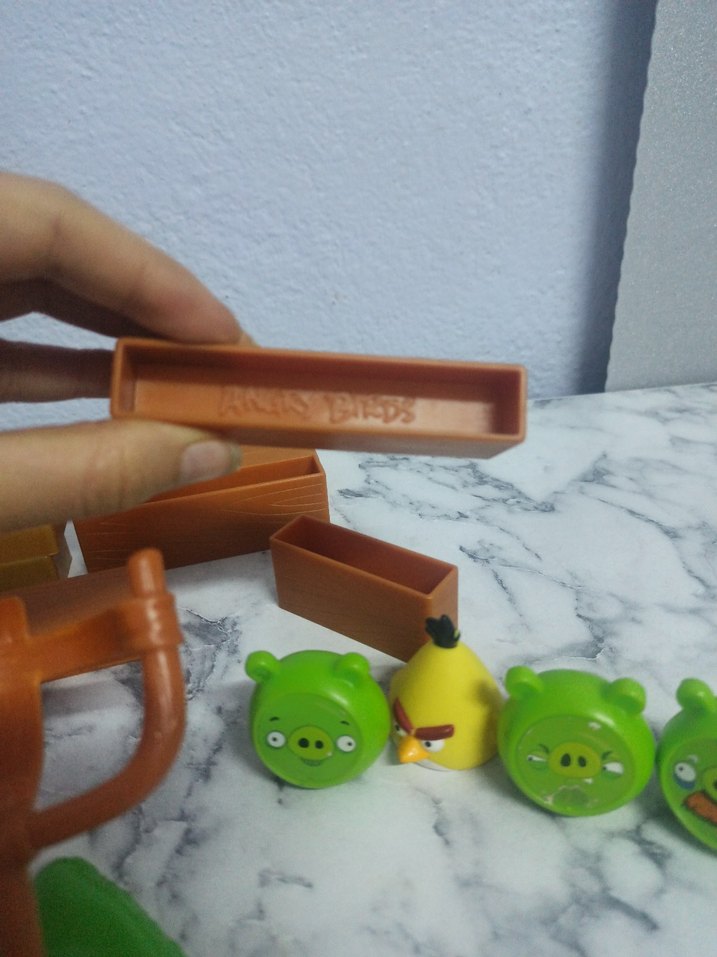 Renkli Yeşil Angry Birds Figür Seti - Görsel 4