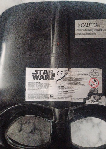 Beden Renk Siyah Darth Vader Maske Aksiyon Figürü