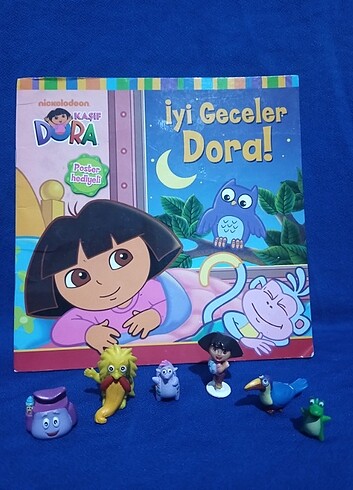  Beden Dora figürleri ve hikaye kitabı