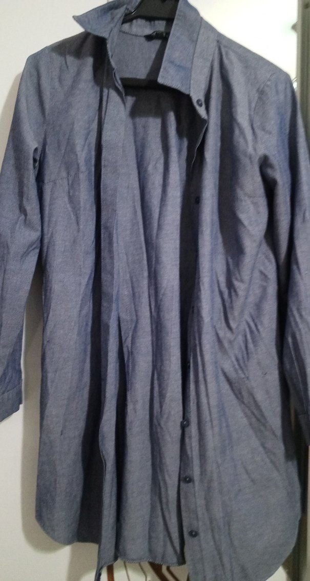 Gri Düğmeli gömlek - Görsel 2