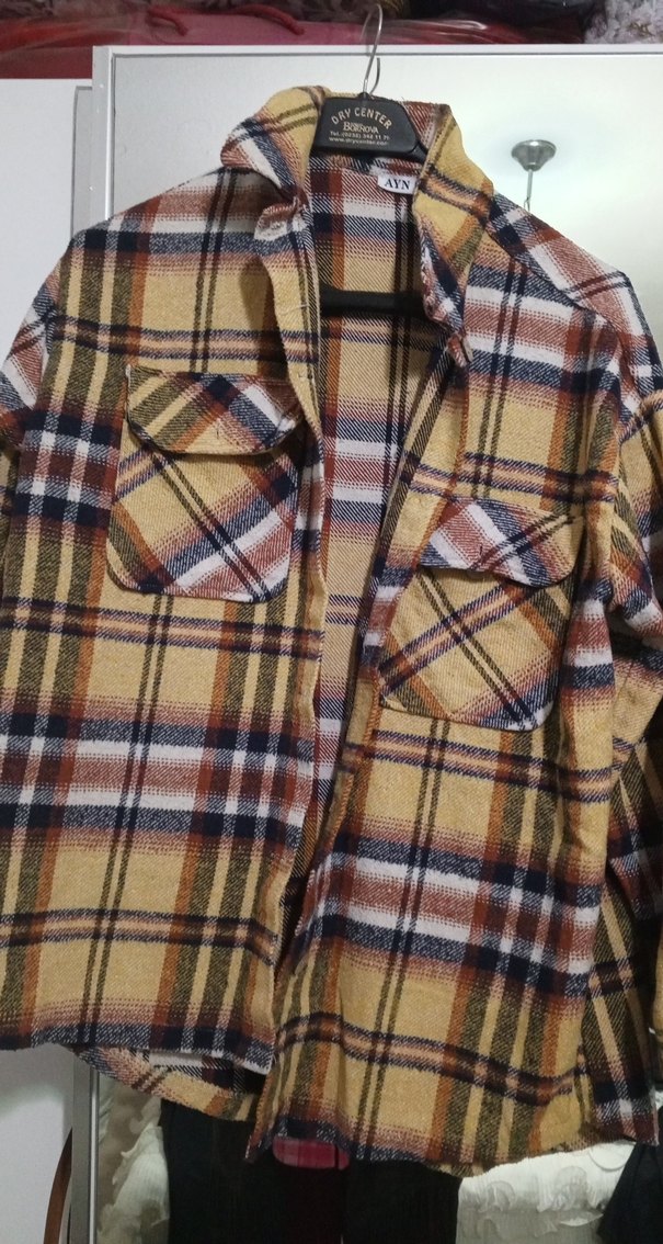 Kadın Ekose Desenli Düğmeli Gömlek - Görsel 2