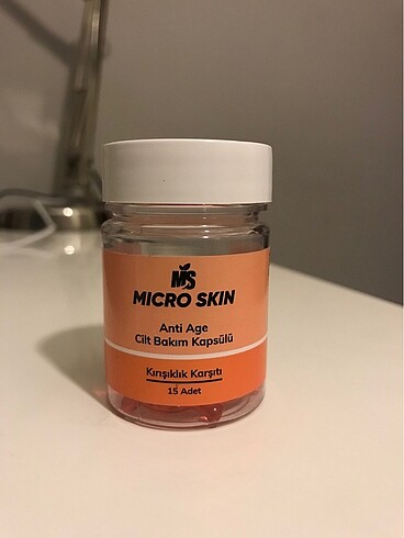 Micro Skin Anti Age Kırışıklık Karşıtı Cilt Kapsülü Serum