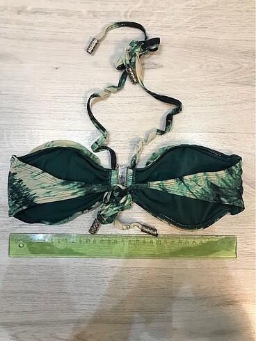 38 Beden H&M Su Yeşili Straplez Bikini Takımı