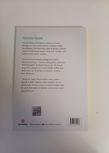 Hasan Ali Toptaş - Gecenin Gecesi - Görsel 2