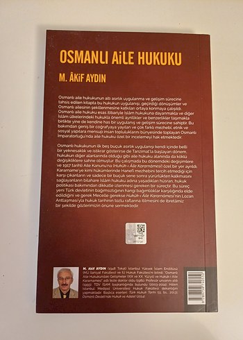 Osmanlı Aile Hukuku Kitabı - M. Akif Aydın