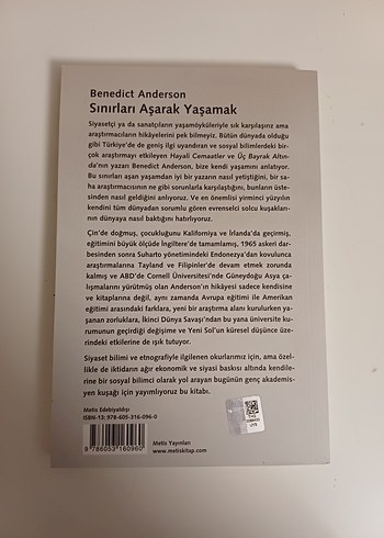Sınırları Aşarak Yaşamak - Benedict Anderson