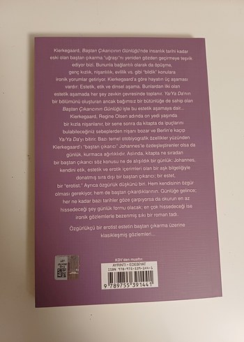 Baştan Çıkarıcının Günlüğü - Soren Kierkegaard - Görsel 2