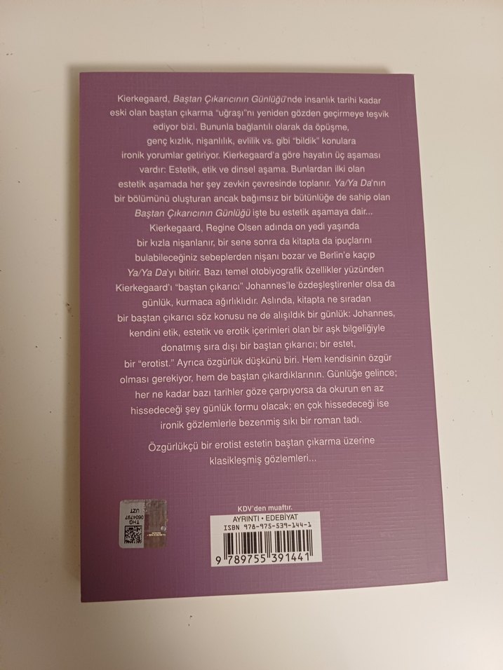 Baştan Çıkarıcının Günlüğü - Soren Kierkegaard - Görsel 2