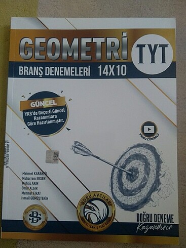 Geometri tyt ayt deneme tek kitap 