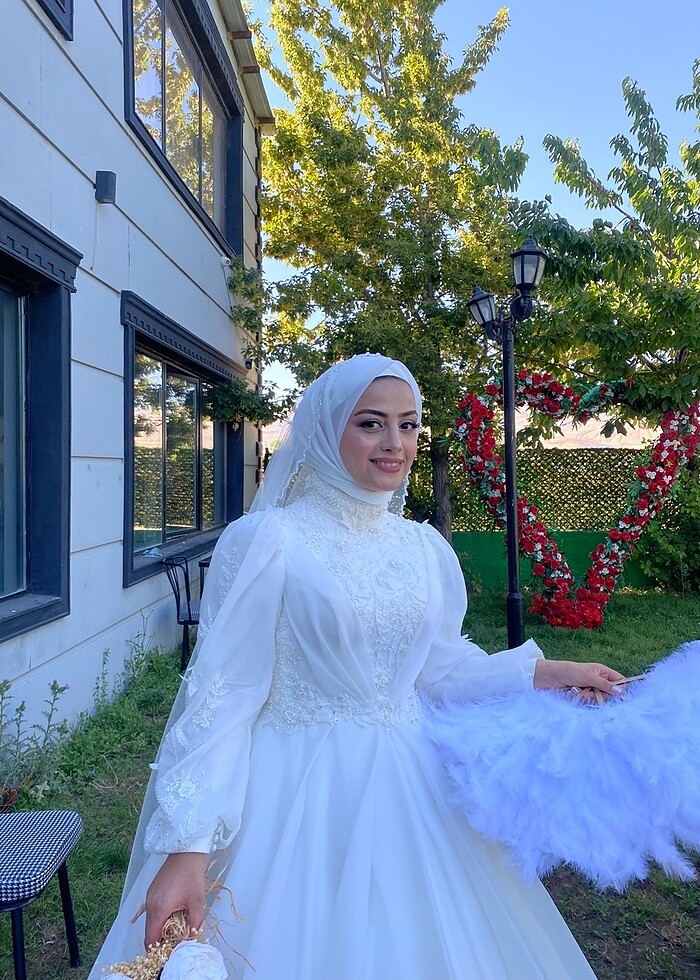 ÖZEL DİKİM HELEN MODEL GELİNLİK - Görsel 2