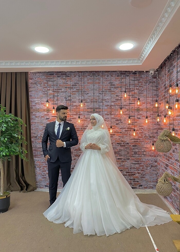 ÖZEL DİKİM HELEN MODEL GELİNLİK - Görsel 5