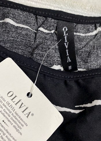 Siyah  Kadın Tişört, Kısa Kollu, Salaş - Görsel 2