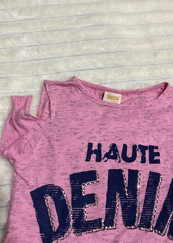 Pembe Kız Çocuk Askısız Fırfırlı Pijama - Görsel 3