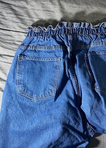Trendyol & Milla Kadın Mavi Bol Kesim Midi Kot Pantolon