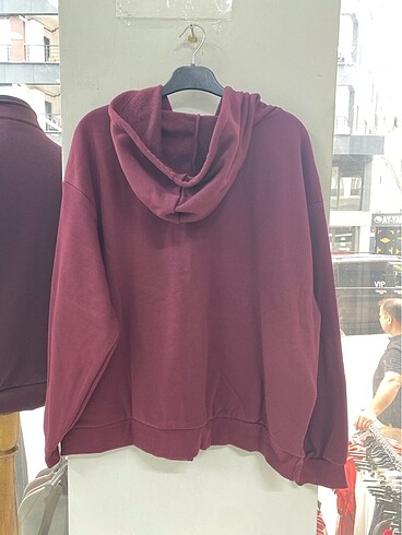 Defacto Defacto bordo sweatshirt hırka