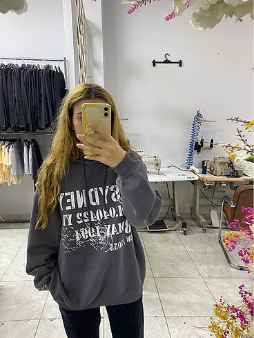 DeFacto griyi vintage Eskitmeli sweatshirt