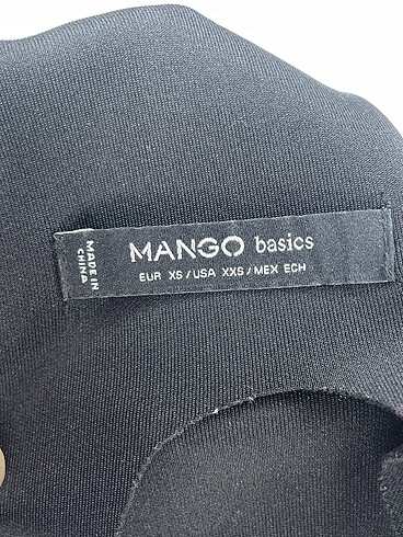 xs Beden siyah Renk Mango Kısa Elbise %70 İndirimli.