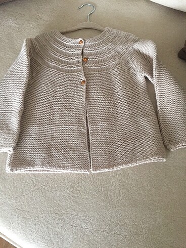 Zara 2-3 yaş kız çocuk krem hırka