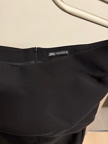 Zara Zara krep straplez elbise