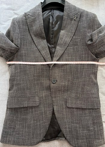 Fc Plus Slim Fit Gri Erkek Ceket - Görsel 5