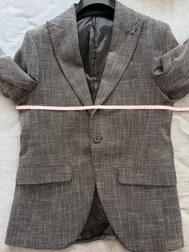 Fc Plus Slim Fit Gri Erkek Ceket - Görsel 5