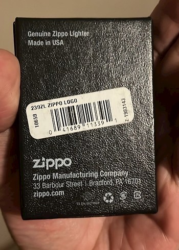 Mavi Zippo SIFIR - Görsel 4