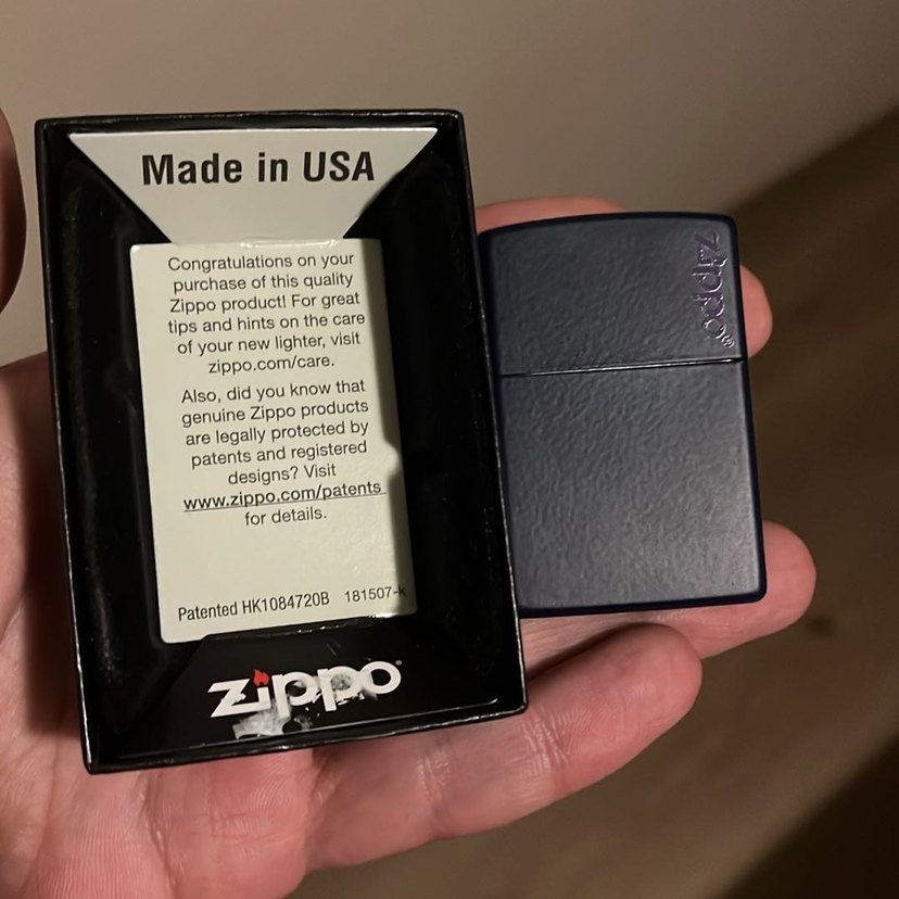 Mavi Zippo SIFIR - Görsel 2