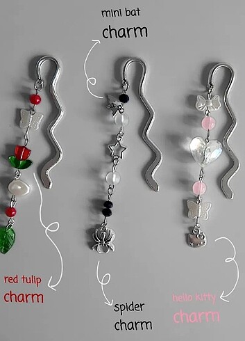 Diğer Handmade pearl bookmarks ayraç