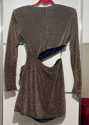 Altın Renkli ADL Kadife Askı - Görsel 3