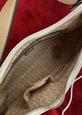 Beyaz Desenli Omuz Çantası - Görsel 5