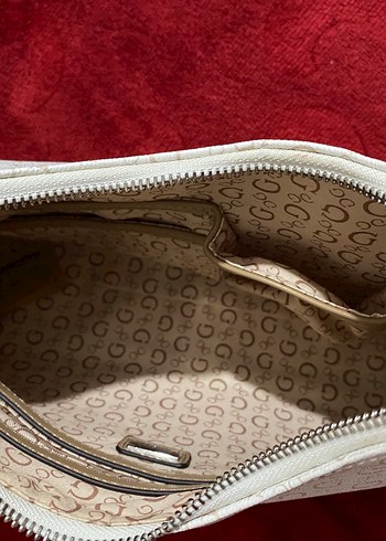 Beyaz Desenli Omuz Çantası - Görsel 7