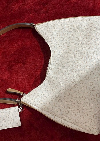 Beyaz Desenli Omuz Çantası - Görsel 4