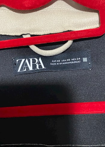 Bej Süet Düğmeli Kadın Ceket - Görsel 3