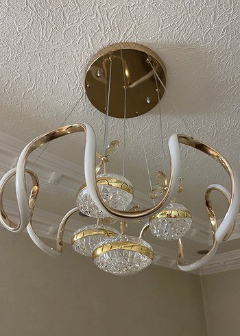 Altın Renkli Modern Sarkıt Avize - Görsel 4