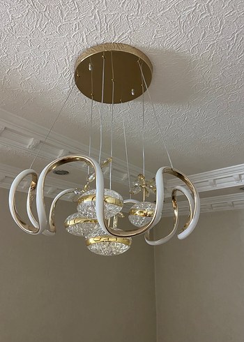 Altın Renkli Modern Sarkıt Avize - Görsel 5