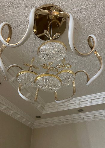 Altın Renkli Modern Sarkıt Avize - Görsel 3