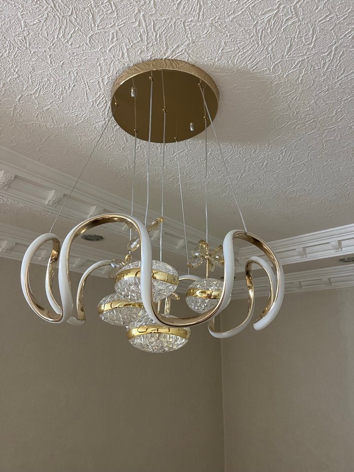 Altın Renkli Modern Sarkıt Avize - Görsel 5