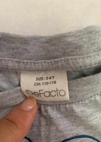 Gri Baskılı Kısa Kollu Bebek Takımı - Görsel 3