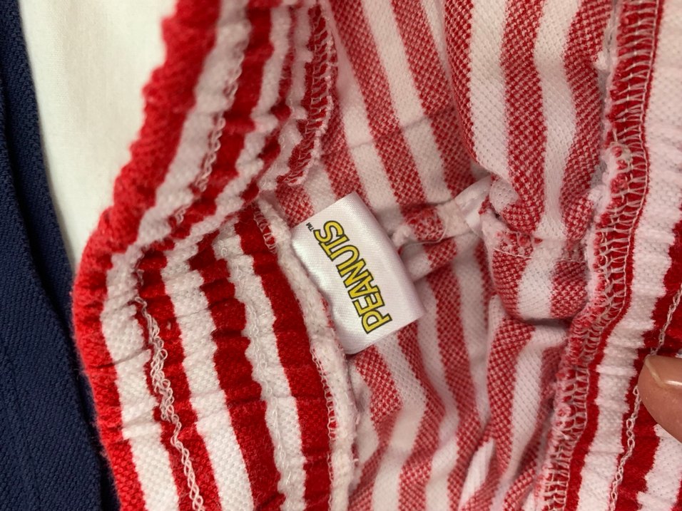 Bebek Erkek Kırmızı Çizgili Pamuklu Takım - Görsel 3