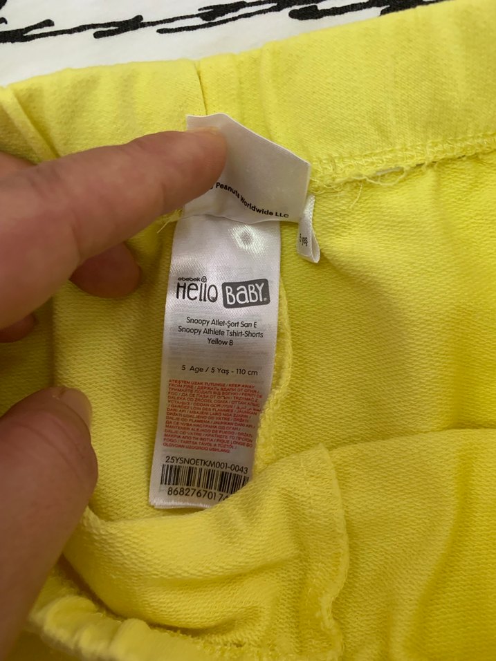 Beyaz Baskılı Erkek Çocuk Tişört - Görsel 5