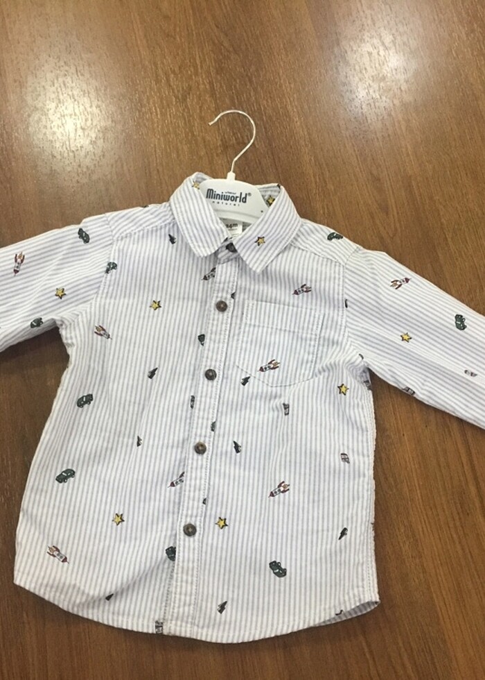 Erkek bebek gömlek - Görsel 4