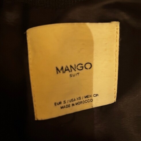 m Beden siyah Renk Mango Kaban