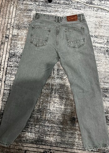 Gri Regular Fit erkek denim  Pantolon - Görsel 2