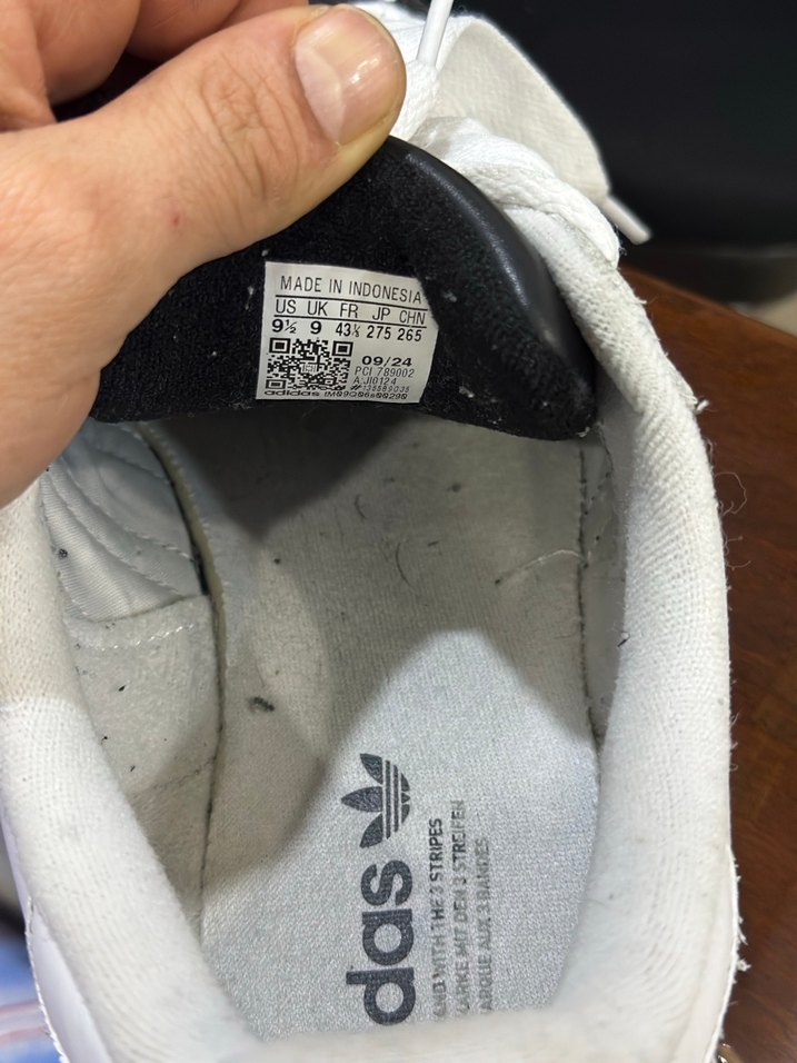 Erkek Siyah Çizgili Spor Ayakkabı superstar - Görsel 4