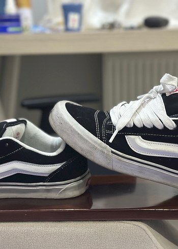 Vans erkek Beyaz Siyah Spor Ayakkabı - Görsel 4